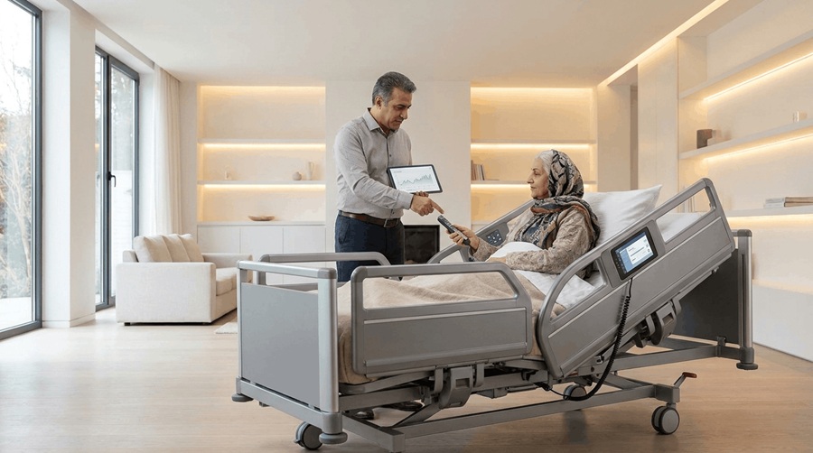 چگونه تخت بیمارستانی مناسب منزل انتخاب کنیم؟