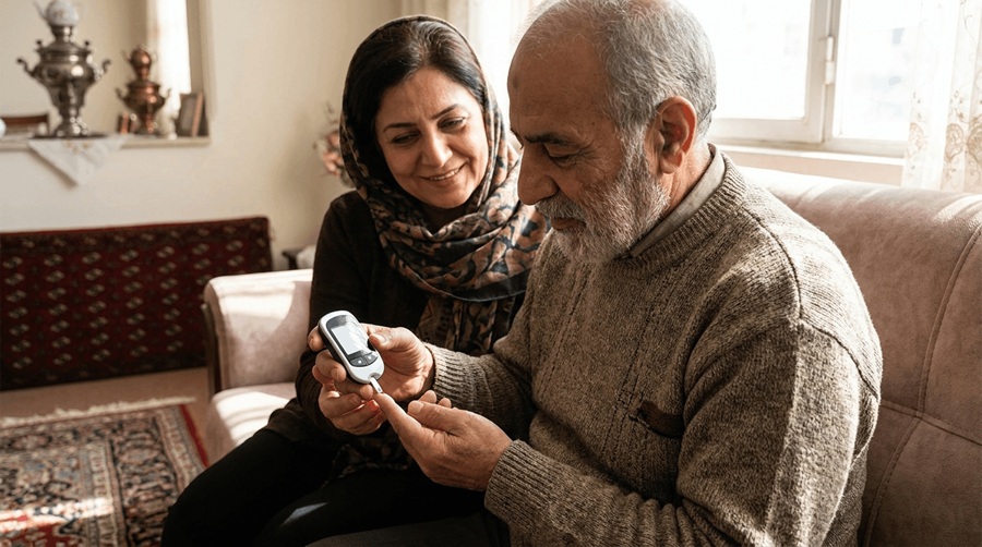 دستگاه تست قند خون وان تاچ وان تاچ (OneTouch) از برندهای قدیمی و معتبر در حوزه گلوکومتر است. دستگاه‌های این برند معمولا کاربری ساده‌ای دارند و برای استفاده روزانه مناسب هستند. اگر بیمار سالمند است یا دستگاهی می‌خواهید که استفاده از آن پیچیده نباشد، مدل‌های ساده وان تاچ می‌توانند انتخاب خوبی باشند. صفحه نمایش خوانا، طراحی قابل فهم و عملکرد قابل قبول از مزایای این برند است. مثل همیشه، قبل از خرید باید قیمت و دسترسی به نوار تست بررسی شود. چون بهترین دستگاه هم بدون نوار تست، فقط یک جعبه خوش‌قیافه است. دستگاه تست قند خون ایزی گلوکو ایزی گلوکو (EasyGluco) یکی از گزینه‌های رایج و پرطرفدار در بازار ایران است. دلیل محبوبیت این برند معمولا قیمت مناسب‌تر، دسترسی بهتر به نوار تست و کاربری ساده است. برای افرادی که روزانه نیاز به تست دارند و هزینه نوار تست برایشان مهم است، ایزی گلوکو می‌تواند انتخاب اقتصادی و کاربردی باشد. البته بهتر است هنگام خرید، از اصالت دستگاه و نوار تست مطمئن شوید و دستگاه را از فروشگاه معتبر تهیه کنید. دستگاه تست قند خون گلوکارد گلوکارد (GlucoCard) نیز از برندهای شناخته‌شده در حوزه دستگاه تست قند خون است. برخی مدل‌های این برند به دقت خوب و کیفیت مناسب معروف هستند. این برند می‌تواند برای افرادی مناسب باشد که به دنبال دستگاهی قابل اعتماد برای استفاده روزانه هستند. البته مانند سایر برندها، بررسی موجودی نوار تست و خدمات پس از فروش قبل از خرید ضروری است. برای سالمندان چه دستگاه تست قند خونی بهتر است؟ برای سالمندان، سادگی مهم‌تر از امکانات پیچیده است. دستگاهی مناسب سالمند است که صفحه نمایش بزرگ، اعداد واضح، دکمه‌های کم و کاربری ساده داشته باشد. اگر دستگاه نیاز به تنظیمات زیاد داشته باشد، ممکن است استفاده از آن برای سالمند سخت شود. همچنین بهتر است دستگاه با مقدار خون کم کار کند تا تست گرفتن آزاردهنده نباشد. لانست نرم و قابل تنظیم نیز کمک می‌کند درد نمونه‌گیری کمتر شود. اگر سالمند تنها زندگی می‌کند، بهتر است دستگاهی انتخاب شود که نتیجه را واضح نشان دهد و حافظه داخلی داشته باشد تا اعضای خانواده یا پزشک بتوانند نتایج قبلی را بررسی کنند. برای استفاده روزانه در منزل چه مدلی مناسب‌تر است؟ برای استفاده روزانه در منزل، دستگاهی مناسب است که ترکیبی از دقت، قیمت مناسب نوار، دسترسی آسان به نوار تست، کاربری ساده و گارانتی معتبر داشته باشد. اگر مصرف نوار بالا است، قیمت نوار تست اهمیت زیادی پیدا می‌کند. اگر بیمار روزانه یک یا دو بار تست می‌گیرد، شاید هزینه نوار کمتر فشار بیاورد؛ اما برای افرادی که چند بار در روز تست می‌گیرند، تفاوت قیمت نوارها در ماه قابل توجه می‌شود. به همین دلیل برای مصرف روزانه، برندهای رایج‌تر و مدل‌هایی که نوار تست آن‌ها در داروخانه‌ها بیشتر پیدا می‌شود، انتخاب مطمئن‌تری هستند. هنگام خرید دستگاه تست قند خون به چه نکاتی توجه کنیم؟ قبل از خرید دستگاه تست قند خون، ابتدا بررسی کنید که دستگاه مجوز معتبر و گارانتی داشته باشد. خرید از فروشگاه معتبر تجهیزات پزشکی یا داروخانه، احتمال خرید کالای تقلبی یا بدون خدمات را کمتر می‌کند. بعد از آن، قیمت و موجودی نوار تست را بررسی کنید. بهتر است فقط از فروشنده نپرسید؛ در چند داروخانه یا فروشگاه آنلاین هم جست‌وجو کنید تا مطمئن شوید نوار دستگاه به راحتی قابل تهیه است. به تاریخ انقضای نوار تست هم توجه کنید. نوارهای تاریخ‌گذشته یا نوارهایی که در شرایط نامناسب نگهداری شده‌اند، می‌توانند نتیجه اشتباه نشان دهند. اگر بیمار بینایی ضعیفی دارد، صفحه نمایش بزرگ و نور مناسب مهم است. اگر فرد اهل ثبت اطلاعات است، حافظه داخلی یا اتصال به اپلیکیشن می‌تواند کاربردی باشد. همچنین بهتر است دستگاهی انتخاب شود که کالیبراسیون پیچیده نداشته باشد یا استفاده از آن برای کاربر ساده باشد. هرچه مراحل تست کمتر و واضح‌تر باشد، احتمال خطای انسانی کمتر می‌شود. اشتباهات رایج هنگام استفاده از دستگاه تست قند خون یکی از اشتباهات رایج، تست گرفتن با دست نشسته است. قبل از تست باید دست‌ها با آب و صابون شسته و کاملا خشک شوند. باقی‌ماندن غذا، میوه، عرق یا آلودگی روی انگشت می‌تواند نتیجه را تغییر دهد. اشتباه دیگر، استفاده از نوار تست تاریخ‌گذشته یا نگهداری نوار در محیط مرطوب و گرم است. نوار تست باید در بسته‌بندی خودش و دور از رطوبت نگهداری شود. برخی افراد قطره خون را خیلی کم روی نوار می‌گذارند یا انگشت را بیش از حد فشار می‌دهند. این کار می‌تواند روی نتیجه اثر بگذارد. بهتر است طبق راهنمای دستگاه عمل شود. همچنین نباید نوار تست را بین چند دستگاه مختلف استفاده کرد، مگر اینکه دقیقا برای همان مدل طراحی شده باشد. هر دستگاه نوار مخصوص خود را دارد. آیا دستگاه تست قند خون خانگی جای آزمایشگاه را می‌گیرد؟ دستگاه تست قند خون خانگی برای پایش روزانه بسیار مفید است، اما جایگزین کامل آزمایش‌های دوره‌ای نیست. آزمایش‌هایی مثل قند خون ناشتا، قند دو ساعته و HbA1c باید طبق نظر پزشک انجام شوند. گلوکومتر به شما کمک می‌کند وضعیت روزانه را بررسی کنید، اما برای ارزیابی بلندمدت کنترل دیابت، آزمایش HbA1c اهمیت زیادی دارد. بنابراین بهتر است دستگاه خانگی را ابزار پایش بدانید، نه جایگزین کامل آزمایشگاه. قیمت دستگاه تست قند خون چقدر مهم است؟ قیمت دستگاه مهم است، اما مهم‌تر از آن هزینه مصرفی دستگاه است. ممکن است یک دستگاه قیمت خرید پایینی داشته باشد، اما نوار تست آن گران باشد. در مقابل، دستگاهی کمی گران‌تر ممکن است در بلندمدت به‌صرفه‌تر باشد چون نوار آن ارزان‌تر یا در دسترس‌تر است. برای استفاده روزانه، همیشه هزینه ماهانه نوار تست را حساب کنید. اگر قرار است روزی دو بار تست بگیرید، یعنی حدود شصت نوار در ماه نیاز دارید. اینجاست که قیمت نوار تبدیل می‌شود به بازیگر نقش اول، نه نقش فرعی! جمع‌بندی؛ بهترین دستگاه تست قند خون برای استفاده روزانه کدام است؟ بهترین دستگاه تست قند خون برای استفاده روزانه دستگاهی است که دقت مناسب، کاربری ساده، نوار تست در دسترس، هزینه مصرفی منطقی، صفحه نمایش خوانا و گارانتی معتبر داشته باشد. اگر کیفیت ساخت و اعتبار برند برای شما اولویت دارد، برندهایی مانند آکیو چک و وان تاچ گزینه‌های قابل توجهی هستند. اگر قیمت نوار تست و دسترسی آسان برای مصرف روزانه اهمیت بیشتری دارد، برندهای رایج‌تر و اقتصادی‌تر مانند ایزی گلوکو می‌توانند انتخاب مناسبی باشند. گلوکارد نیز در میان گزینه‌های قابل بررسی قرار می‌گیرد. در نهایت، قبل از خرید فقط به نام برند یا قیمت دستگاه توجه نکنید. اول از همه ببینید نوار تست آن مدل در بازار موجود است یا نه، هزینه مصرفی آن چقدر است و آیا کاربر اصلی، مخصوصا اگر سالمند باشد، می‌تواند راحت با آن کار کند یا خیر. برای انتخاب مطمئن‌تر، بهتر است با پزشک، داروساز یا کارشناس تجهیزات پزشکی مشورت کنید؛ مخصوصا اگر بیمار دیابت نوع یک دارد، باردار است، انسولین مصرف می‌کند یا نیاز به تست‌های مکرر روزانه دارد.